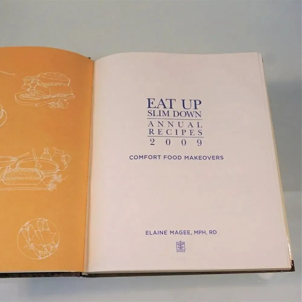Eat up Slim Down Annual Recipes Comfort Food Makeovers Elaine Magee 2009 HC